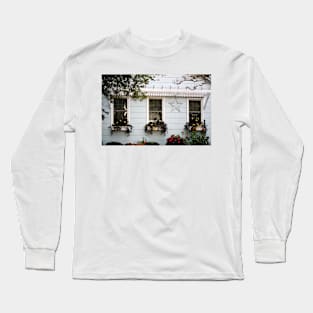 Window With Flowers Long Sleeve T-Shirt